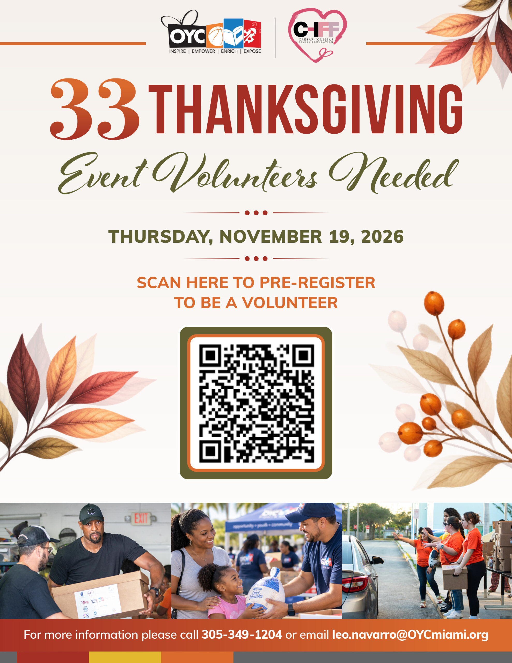 33 Thanksgiving Drive flyer