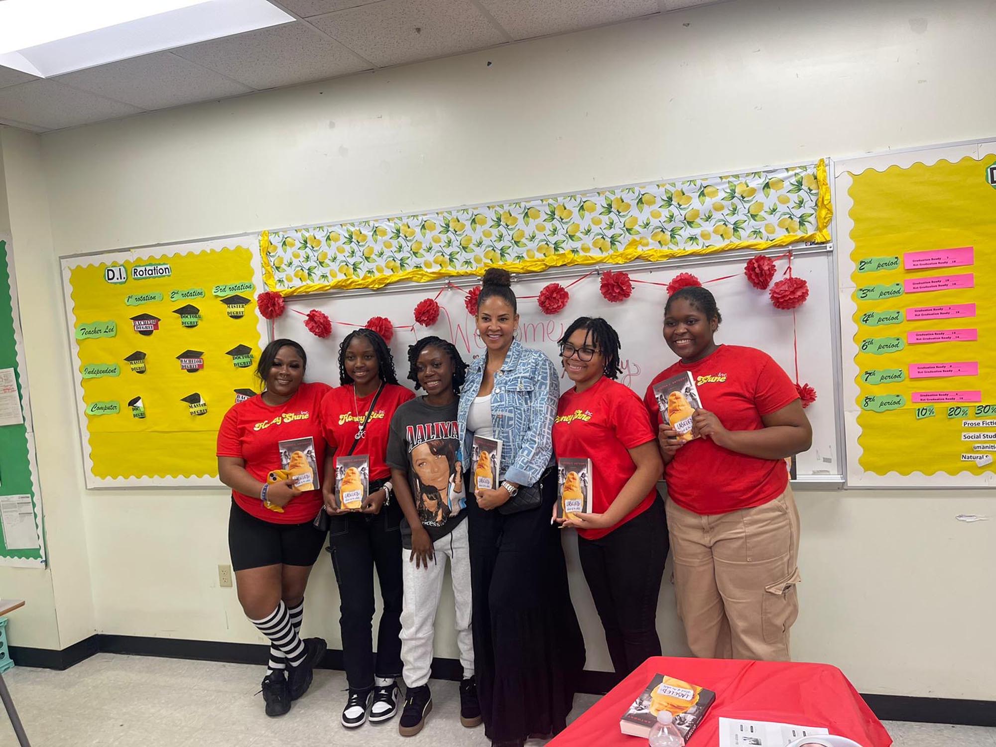 Honey Bugs meet with author Kenisha Anthony
