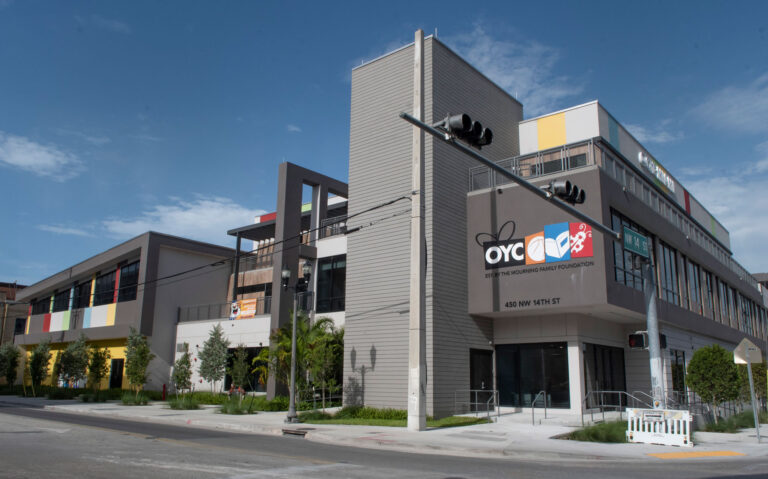 photo of the front exterior of the OYC Miami facility