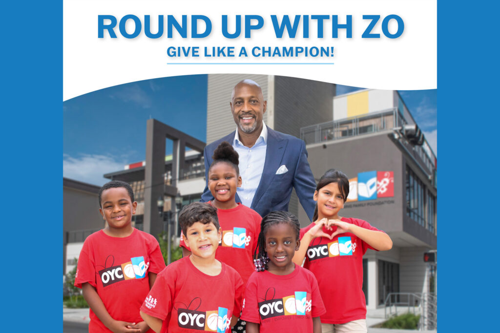 Round Up With Zo. Give like a champion