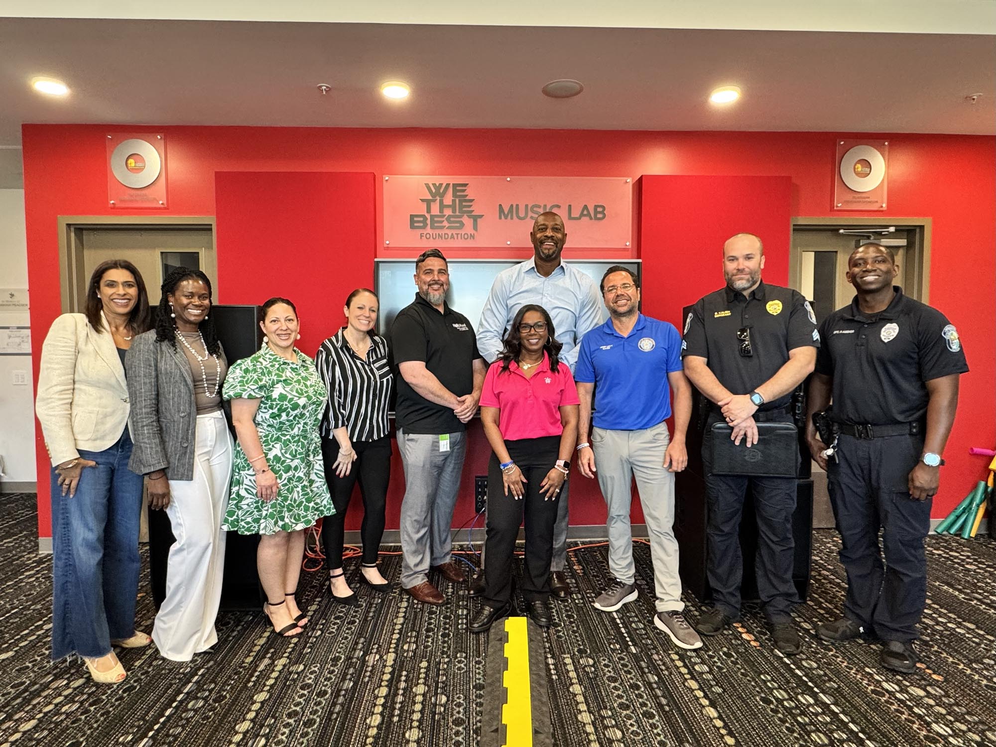 a delegation from the City of Hollywood along with OYC staff and board members