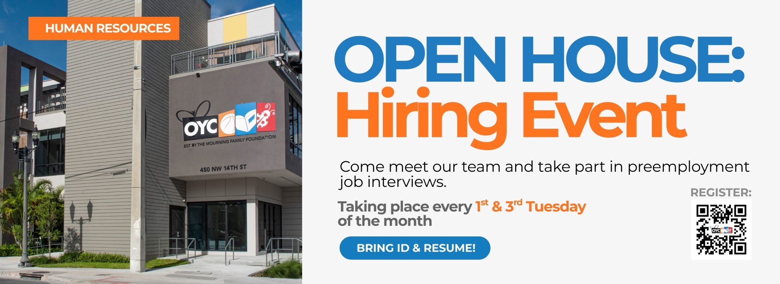 Open House Hiring Event. Every first and third Tuesday of the month. Click to register
