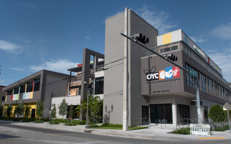 exterior view of the OYC building