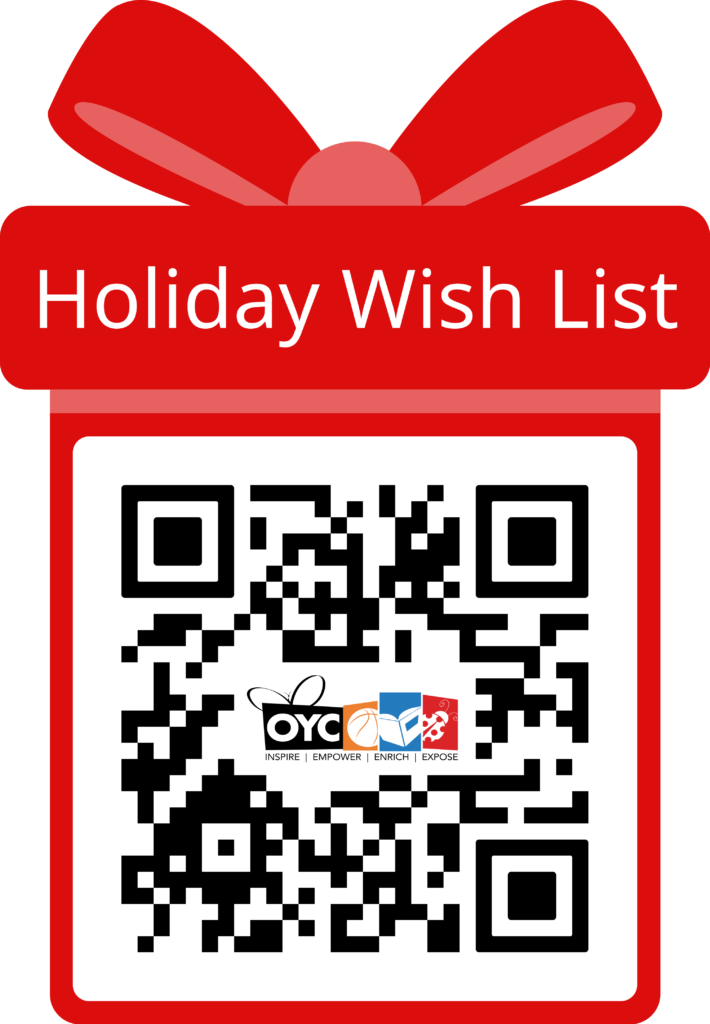 OYC Holiday wish List QR code