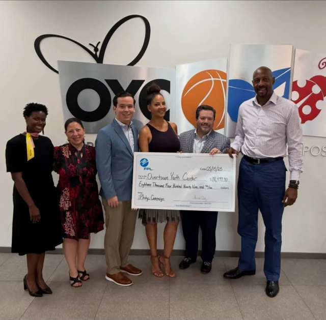 A big thank you to the @insidefpl team—especially Christopher Ferreira and Armando Fernandez—for taking the time to tour our new facility and support our mission to inspire, empower, and enrich the lives of youth and families.
We loved welcoming you to OYC Miami! Your generosity and partnership remind us how powerful community collaboration can be.
#OYCMiami #ThankYouFPL
