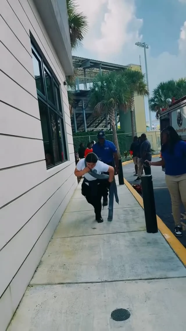 OYC High school students were suited up for a powerful day of learning with the @miamibeachfire and @miamifirerescue . Through hands-on activities—from carrying fire hoses up and down stairwells to targeting water streams—they gained a deeper understanding of fire safety, teamwork, and emergency response.
This enriching experience exposed our youth to new career pathways, sparked curiosity, and helped them look ahead to what’s possible in their futures.
Thank you to the firefighters and staff who created such a memorable and inspiring experience! 🚒🔥
#OYCMiami #CareerReadiness #OYCMiamiImpact