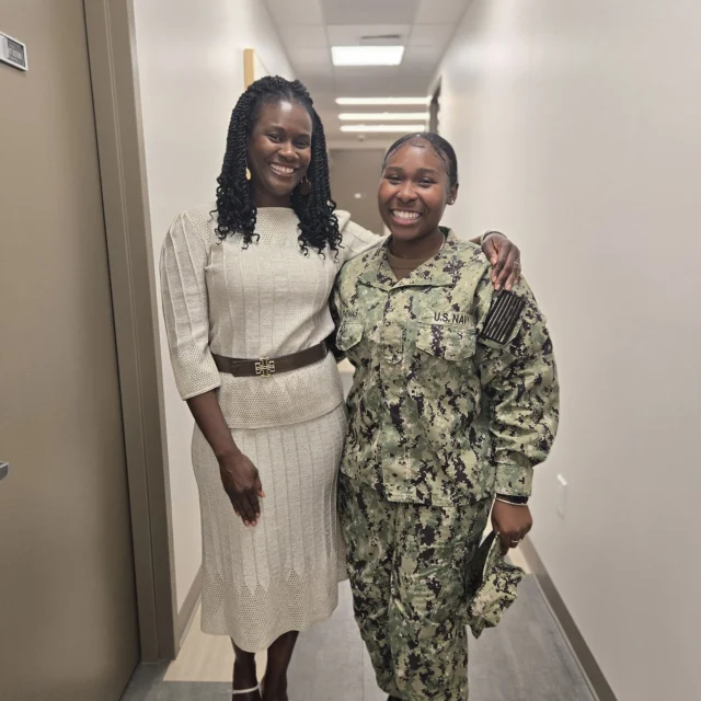 Today on Veterans Day, we salute the brave men and women who have served and continue to serve our country with honor and courage. 🇺🇸

We are especially proud of OYC Miami program alum Angie Thomas, now serving in the US Navy, who recently returned to visit our center and reconnect with CEO @i_amt4l_brown . Navy Service Member Angie represents the strength, purpose, and promise we strive to nurture in every young person who walks through our doors.

To all veterans, thank you for your service, your sacrifice, and your unwavering commitment to protecting our freedom.💙

#OYCMiami #OYCMiamiImpact