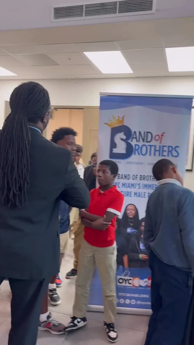 OYC Miami’s latest Band of Brothers Kickback titled Generation Cease Fire was a powerful moment where young men learned how to move from being victims to becoming leaders who stand for peace.

As part of our immersive program designed to shape strong, thoughtful young men, this session dove deep into the topic with honest conversation around gun safety, life-changing decisions, and stepping up with purpose. With support from Belen Jesuit volunteers, this dialogue encouraged honesty, growth, and unity.

We’re proud to hold space for real conversations that inspire young men to rise, lead, and build a more peaceful future.

#OYCMiami #BandOfBrothers #GenerationCeaseFire #OYCMiamiImpact