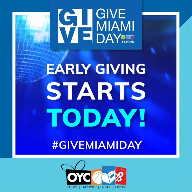 Ready… 🌟⁣
Set… 🚦
GIVE 🎉
The @miamifoundation #GiveMiamiDay early giving has officially begun. Make an early donation to #OvertownYouthCenter NOW‼️

Visit the link in our bio above or go to https://www.givemiamiday.org/organization/OYCMiami … and please donate now! 💙

#Reshare #SpreadTheWord #DonateToday