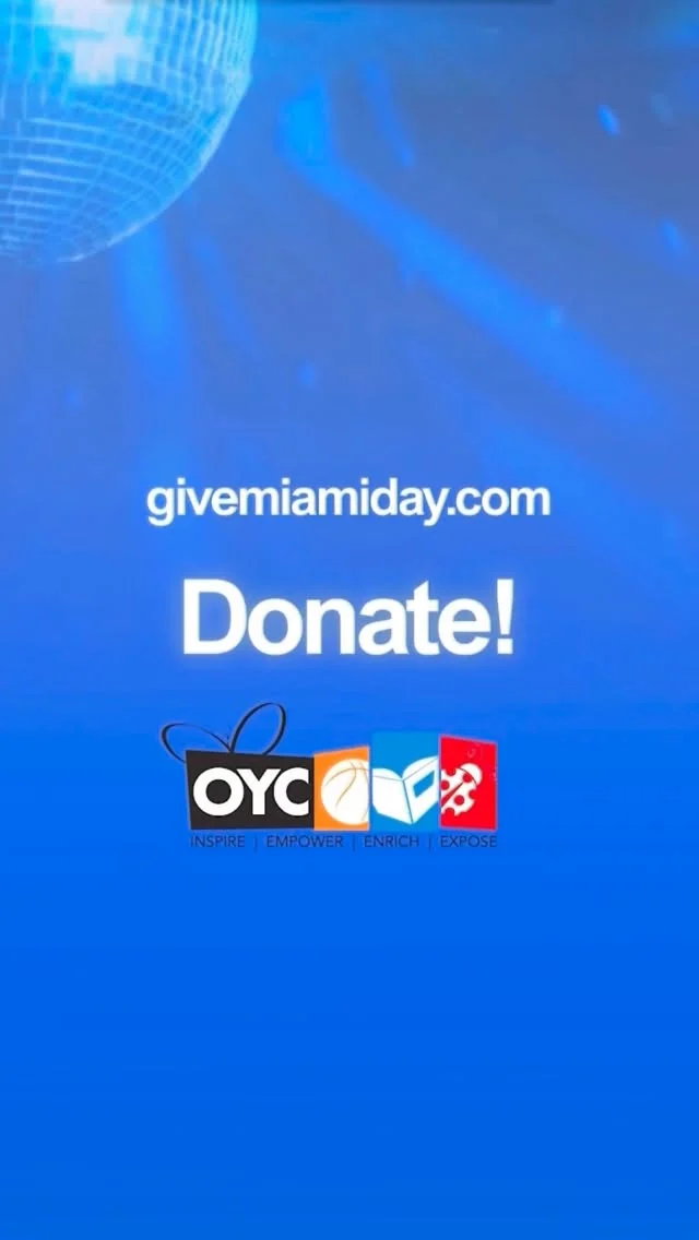 You are on the clock....⏰
Time is not up... 
Donate now!!!
Help OYC continue to provide free programming to persons in our community. Donate TODAY!!!
#GiveMiamiDay