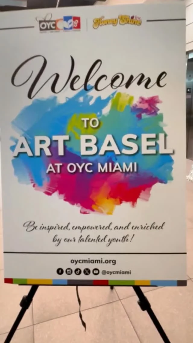 Miami Art Basel x OYC: Happening NOW‼️

Our Art Basel event is officially underway at OYC, and we’d love for you to visit the inspiringly beautiful art we have on display. Over the next two days, you can check out the artwork and creative projects our youth and staff have been working on. It’s a great chance to connect, enjoy the space, and see what’s happening at OYC.

Dates: Now until Dec. 4th
Open to the community. 

Register through the link in our bio!
#OYCMiami #ArtBasel #OYCMiamiImpact