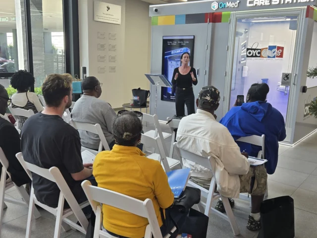 Bridging Health and Faith at OYC Miami 🏥⛪️
OYC Miami welcomed local church leaders for Congregate for Health, an inspiring engagement focused on advancing access and awareness through our Health and Wellness Pillar.

Guests explored the @onmedcarestation , our on-site telehealth kiosk, and learned how OYC is connecting communities and providing access to health and wellness services. This initiative reflects the power of partnership and shared purpose in creating a healthier, more informed communities. 💙

#OYCMiami #HealthEquity