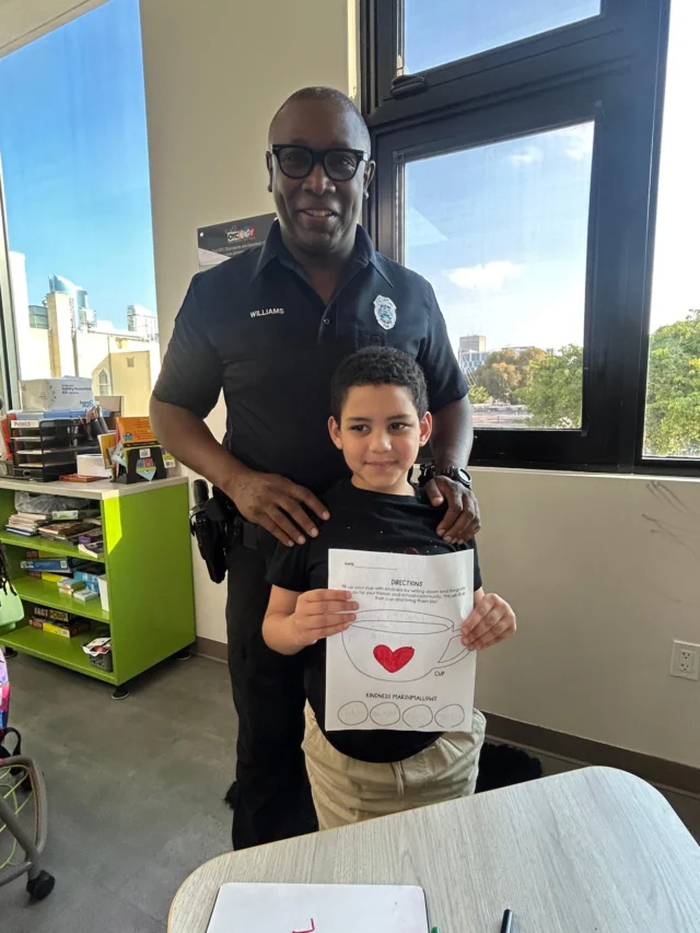 OYC Miami x City of Miami Police came together for a Heroes and Hearts crafting activity in recognition of Heart Awareness Month. ❤️

Through our Health and Wellness Pillar, we understand that well being goes beyond physical health. It includes strong relationships, positive connections, and a sense of safety within our community. Activities like this create space for youth to engage with the City of Miami Police in a meaningful way, building trust and mutual respect.

When young people connect with the heroes who serve our city, it strengthens both heart health awareness and the health of our community.

#OYCMiami #HealthAndWellness #HeartAwarenessMonth #