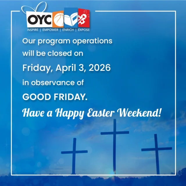 In observance of Good Friday our programming and operations will be closed! 💙