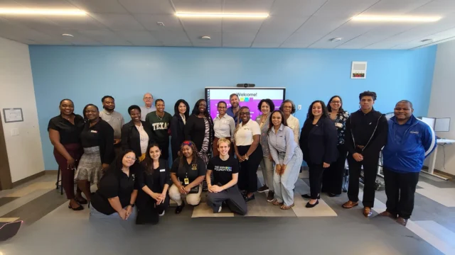 OYC Miami was proud to host @miamifoundation Quarter 2 Scholarship Convening, bringing together local nonprofits for a day centered around collaboration, opportunity, and impact. 💙 

Organizations from across the community came together to learn more about the work happening at OYC Miami while engaging in meaningful conversations around scholarships, college access, and strategies to ensure youth and families are more informed about the opportunities available to them. 

The convening also included a campus tour, giving attendees a firsthand look at our programs, our mission, and the wraparound approach we take to supporting youth and families through our pillars of impact. 

Moments like this remind us of the power of partnership and collective work in creating stronger pathways toward educational and long-term success for the communities we serve. 💙 

#OYCMiami #TheMiamiFoundation #ScholarshipAccess #CommunityImpact #Partnerships